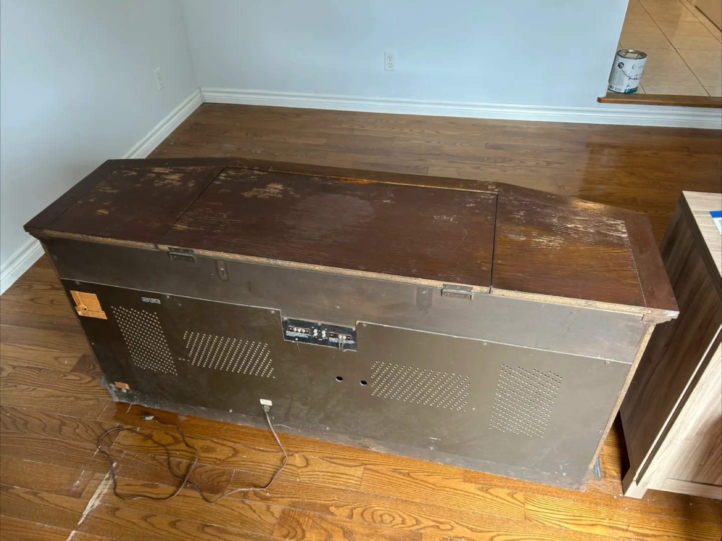 Vintage Console Stereo with Record Player image indicator(2)