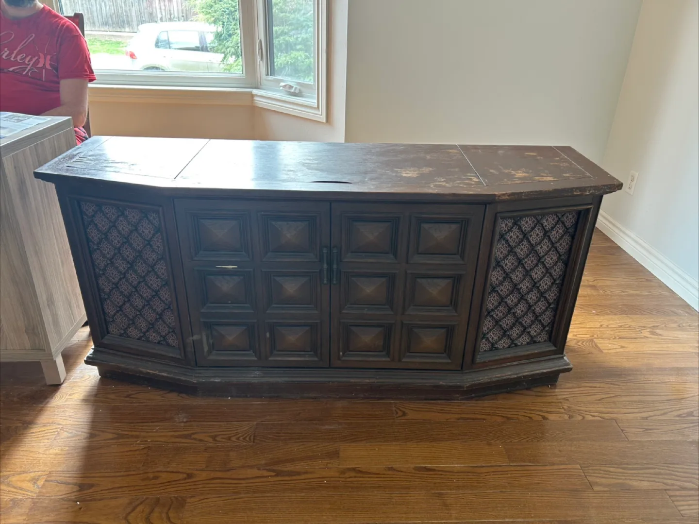 Vintage Console Stereo with Record Player image indicator(4)