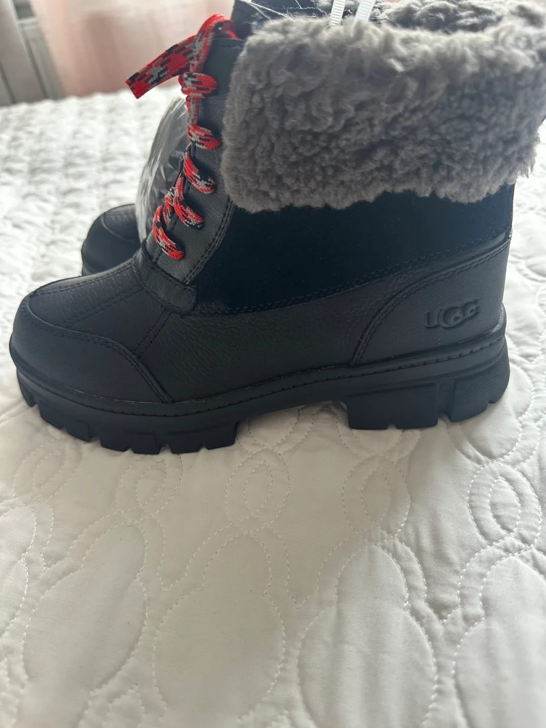 UGG Kids' K Ashton Addie Lace-Up Winter Boots - Size 3 image indicator(2)