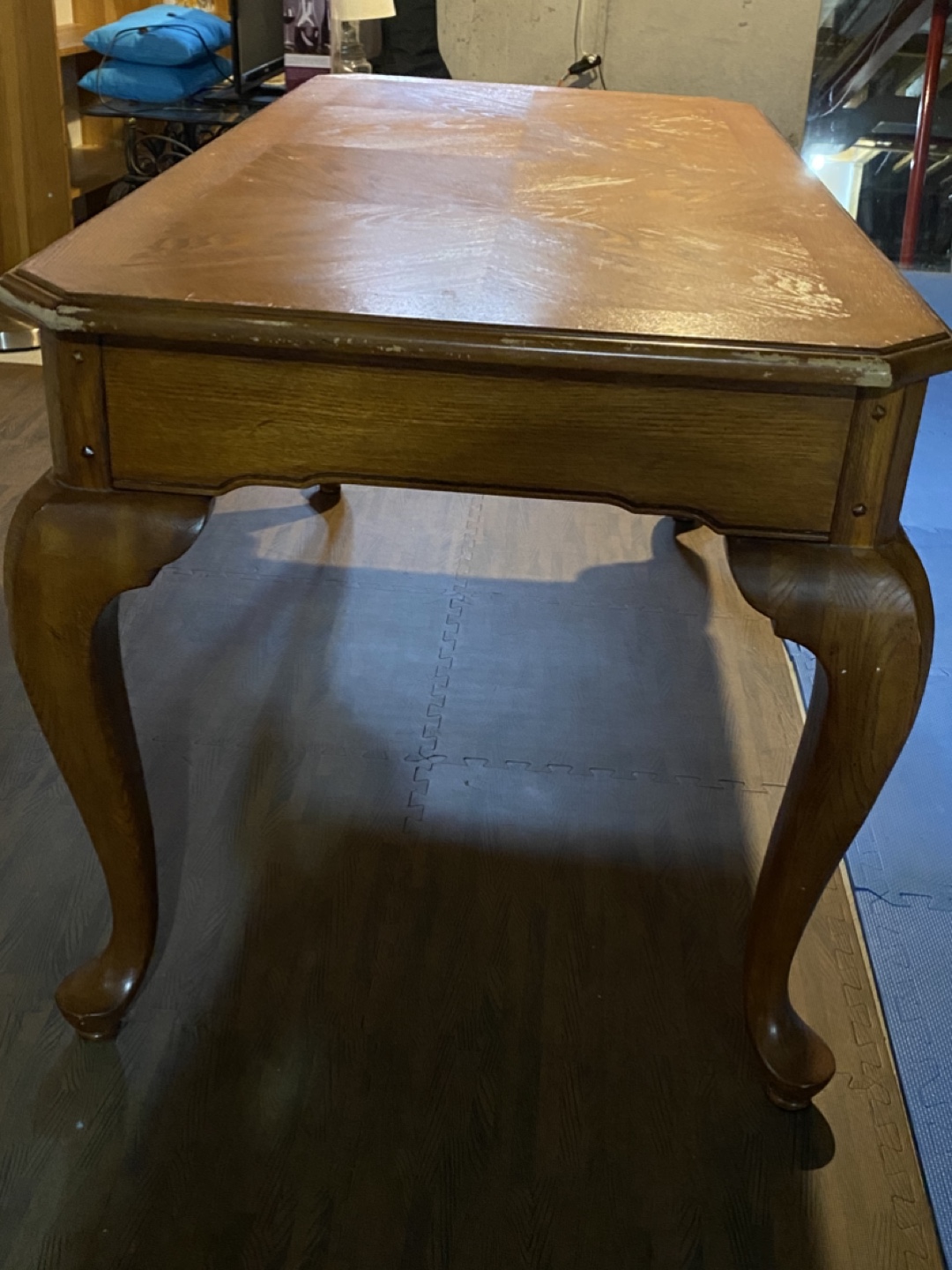 Vintage Solid Wood Table / Writing Desk - photo 2