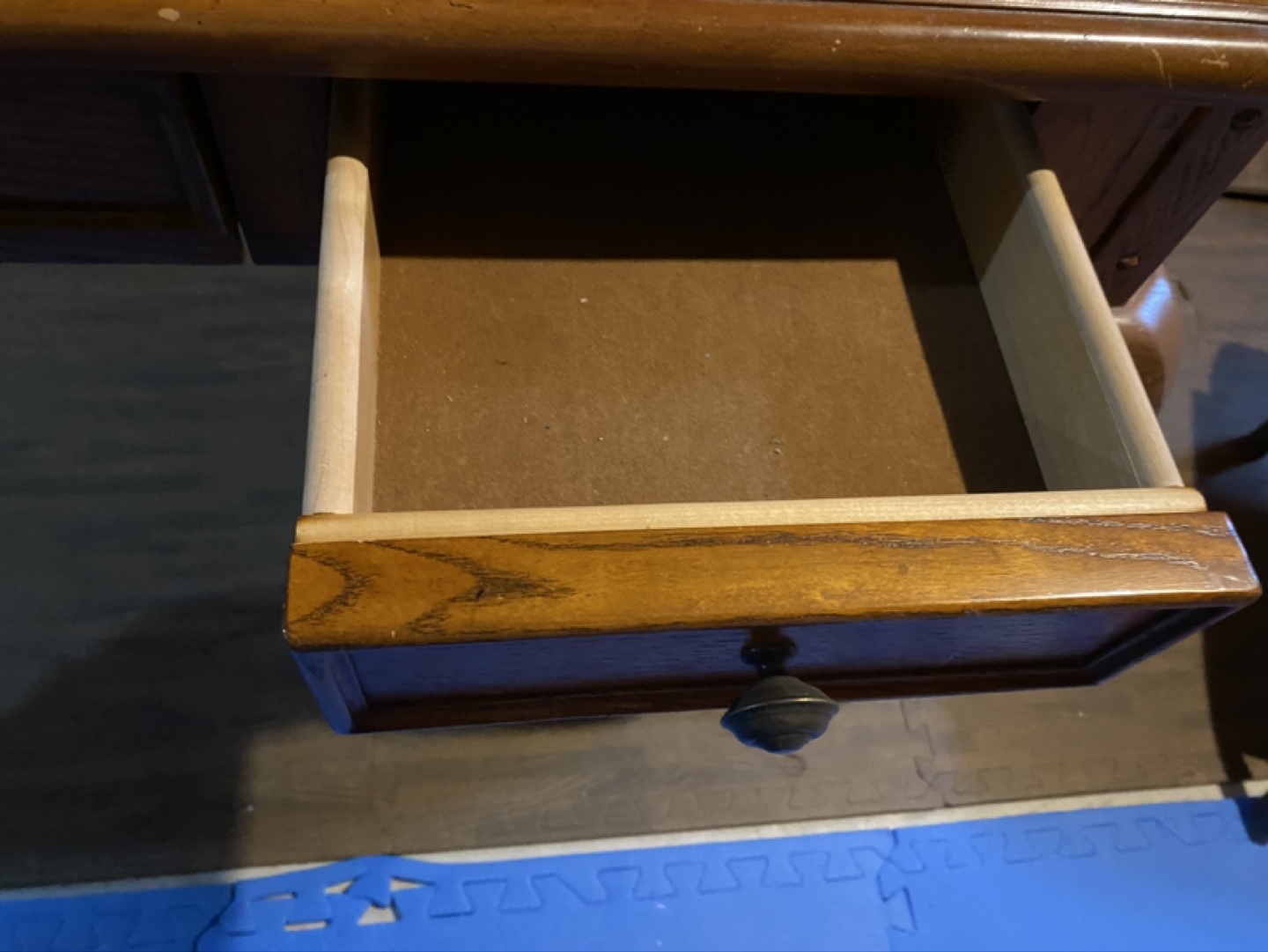 Vintage Solid Wood Table / Writing Desk - photo 3