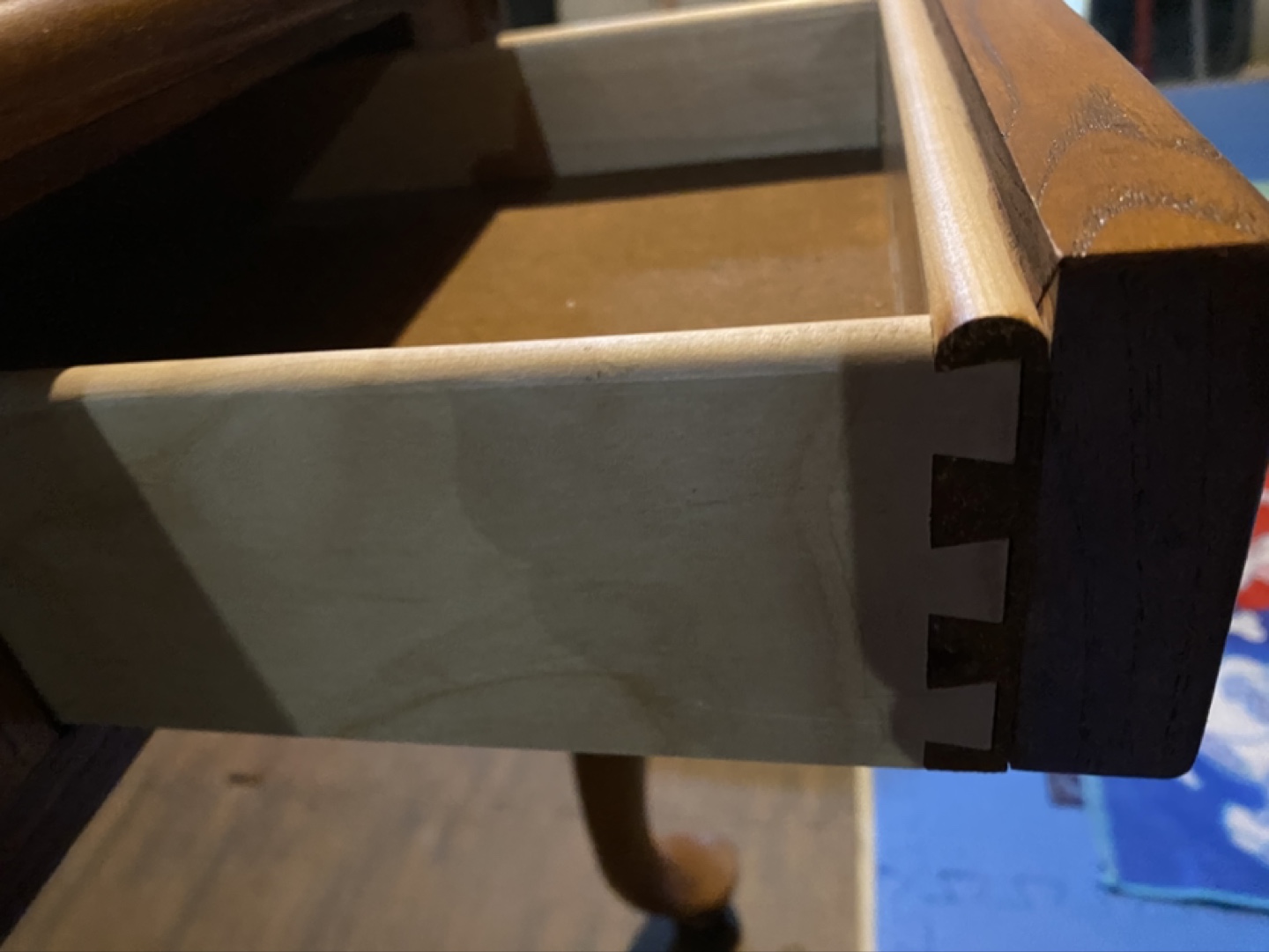 Vintage Solid Wood Table / Writing Desk - photo 4