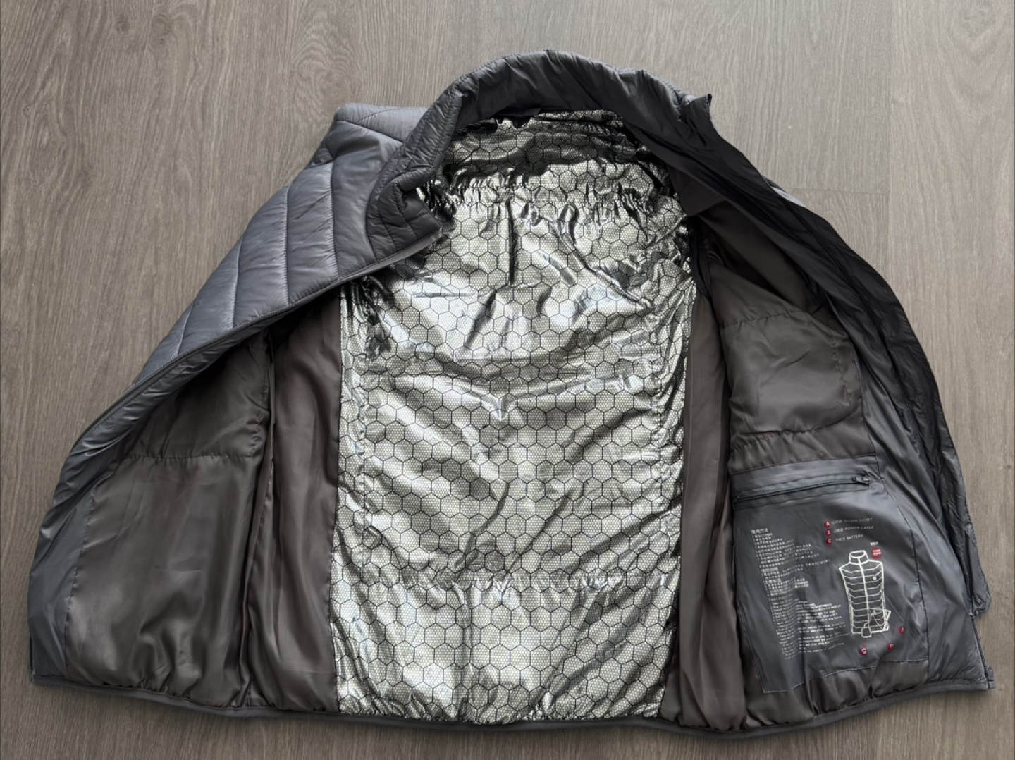 Unisex Grey Heated Vest - photo 3