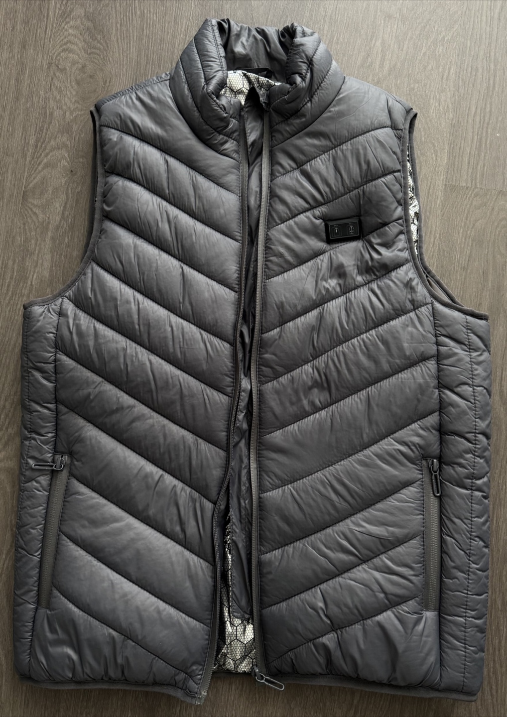 Unisex Grey Heated Vest