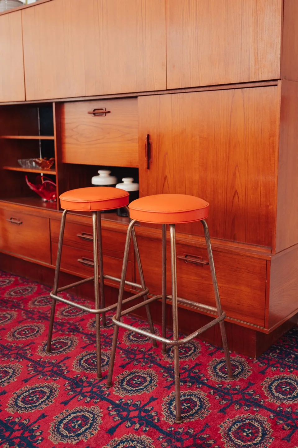 MCM Vintage Bar Stools 🧡 Price for each thumbnail