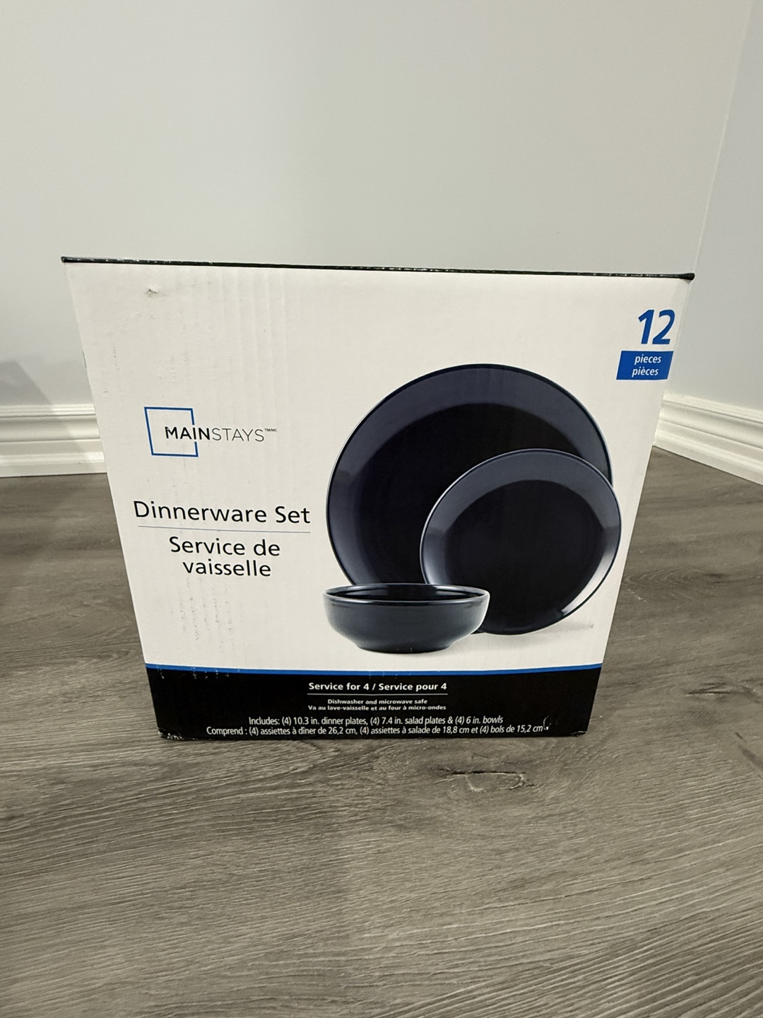 Mainstays 12-Piece Dinnerware Set - photo 2
