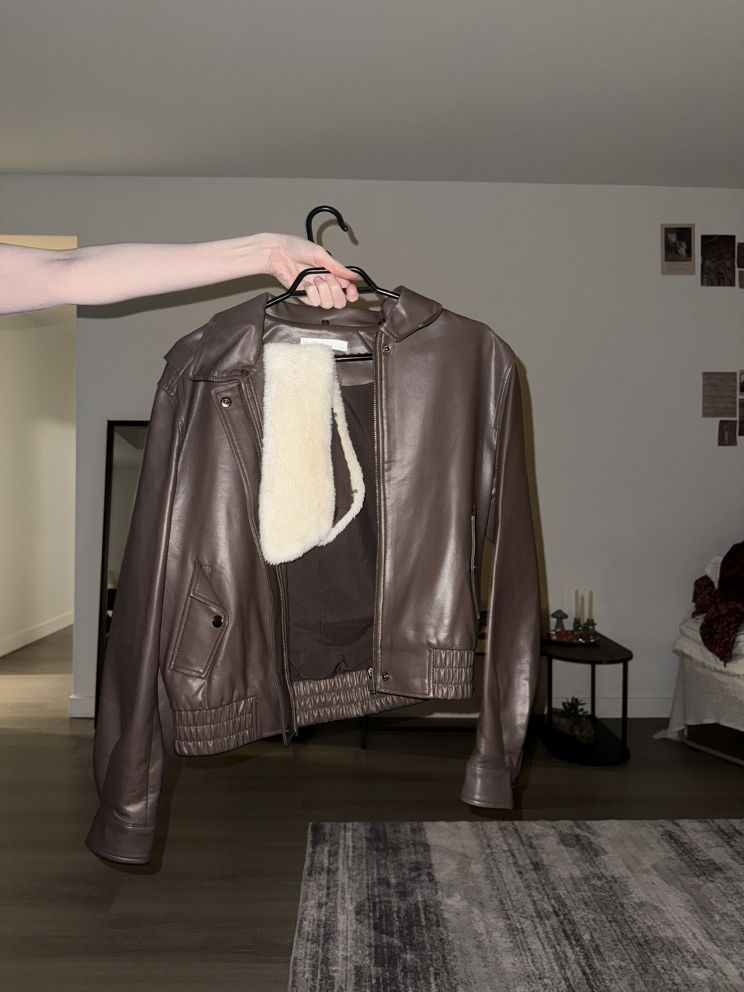 Oak+fort leather jacker
