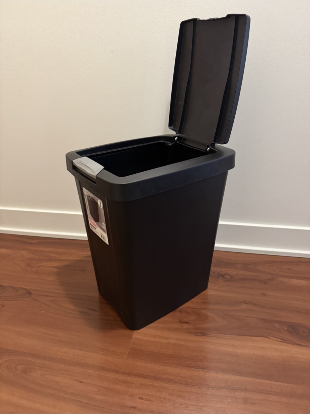 TouchTop Step Trash Can - Black - photo 4