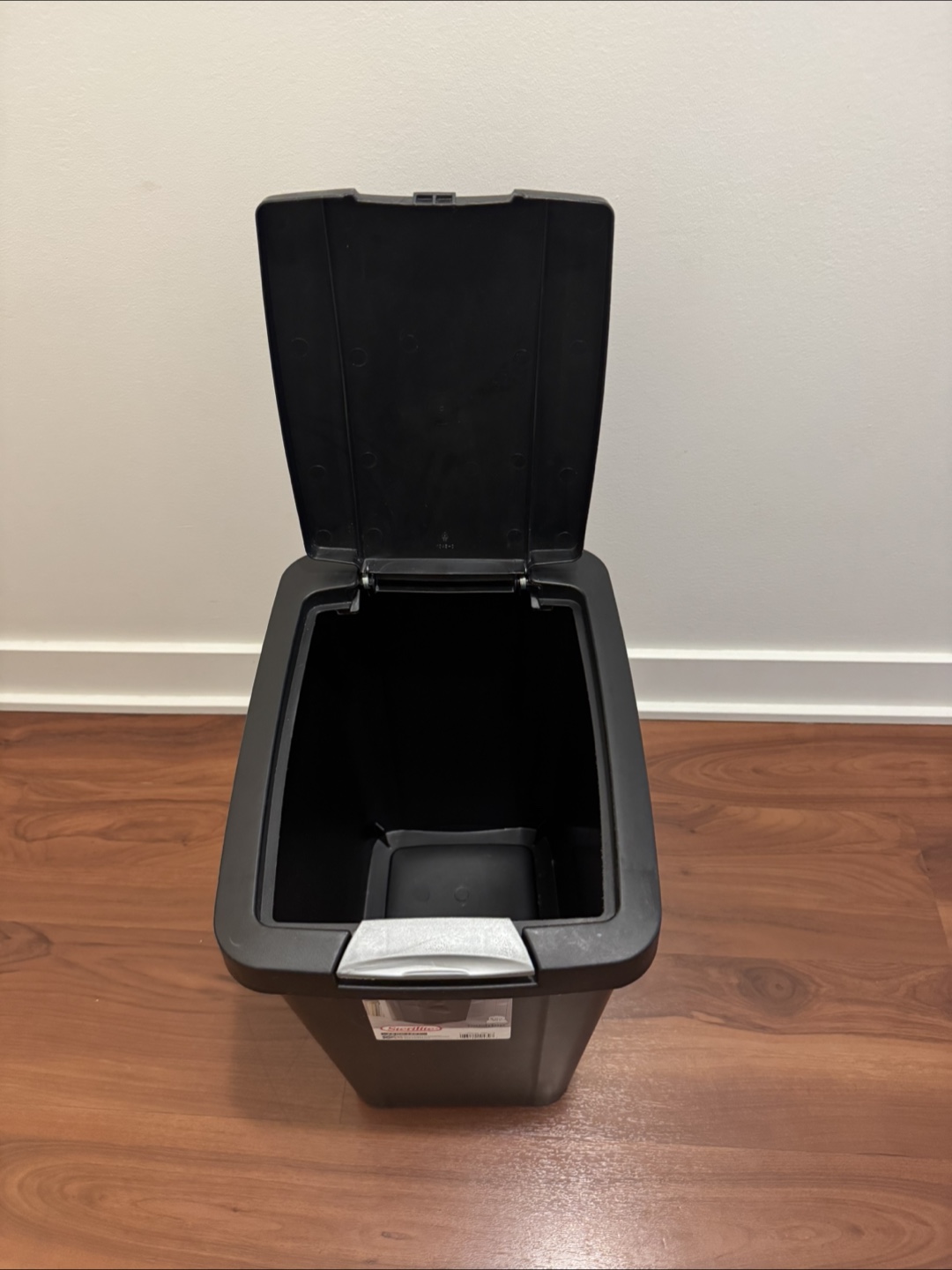 TouchTop Step Trash Can - Black - photo 2