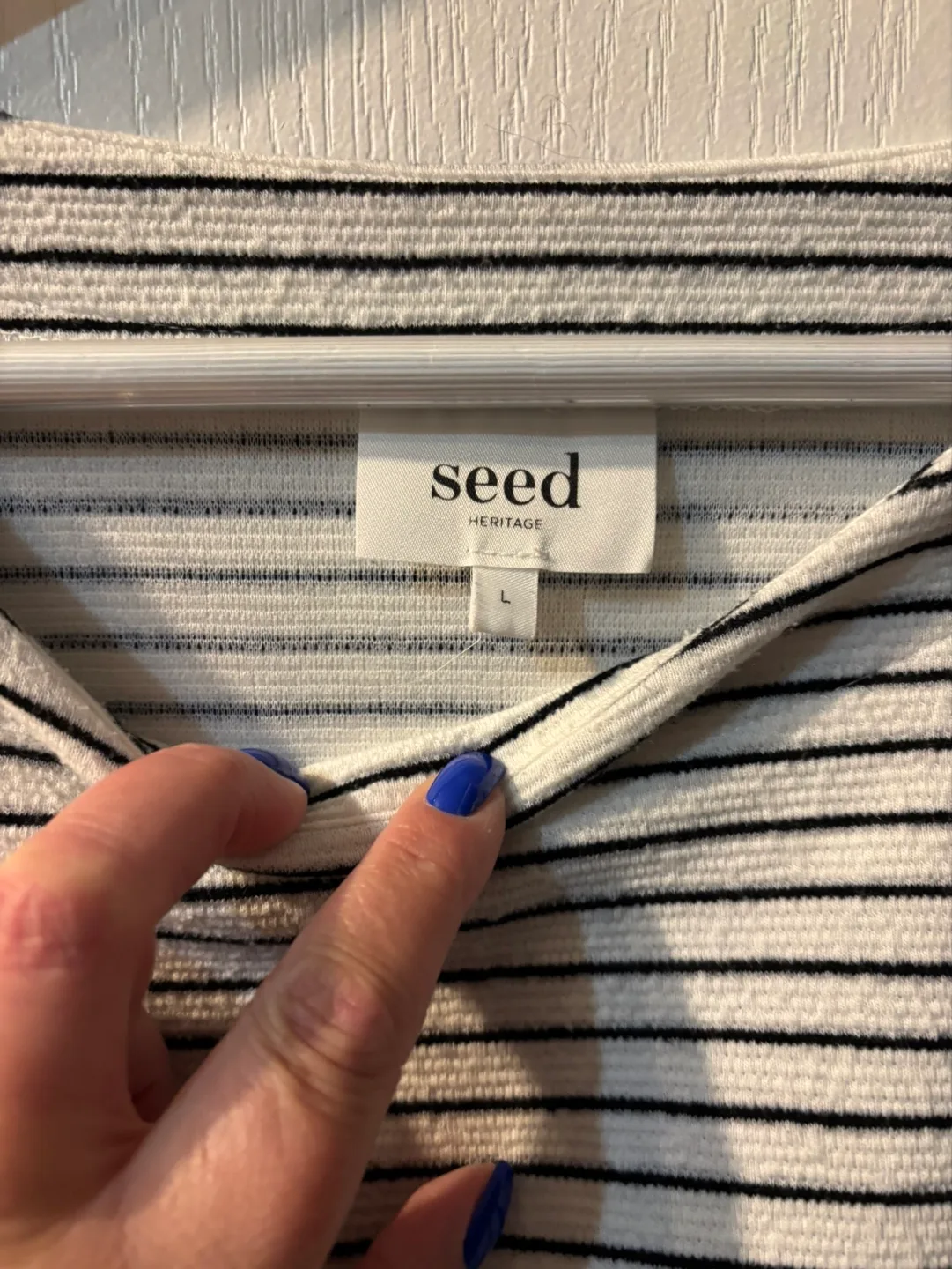 Seed Heritage Striped Blouse, Size Large image indicator(3)