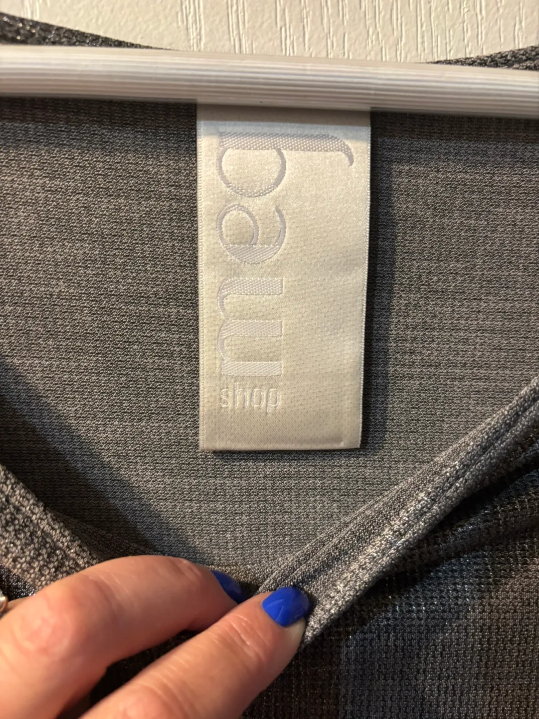 Jule Shop Asymmetrical Metallic Dress image indicator(2)