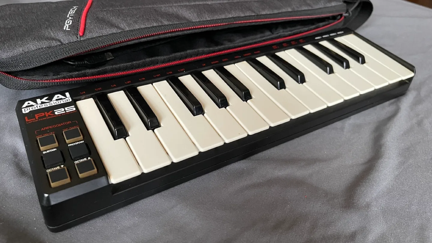 Akai Professional LPK25 Mini MIDI Keyboard with Gig Bag thumbnail