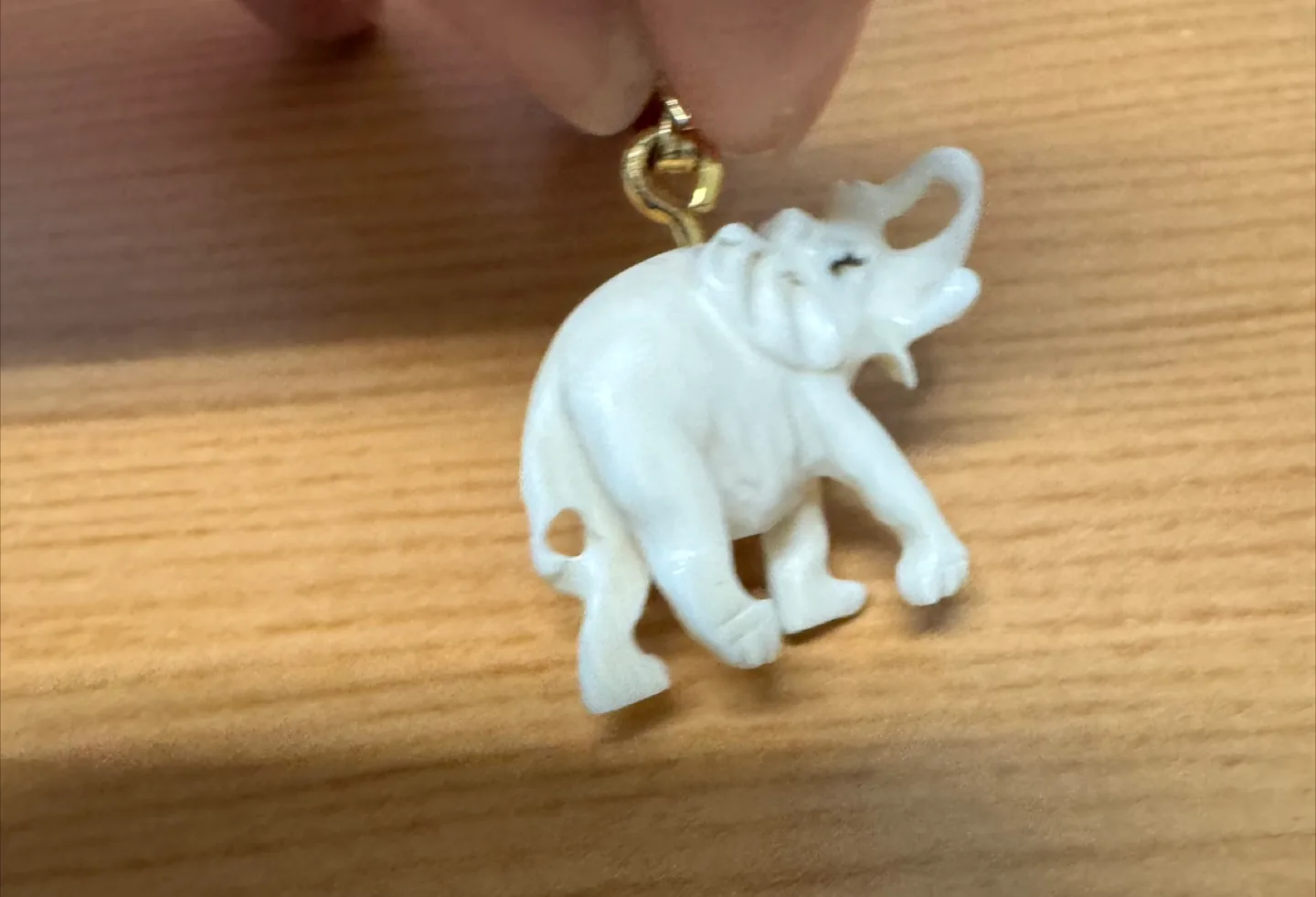 💚Hand-carved Elephant Charm Pendant image indicator(4)
