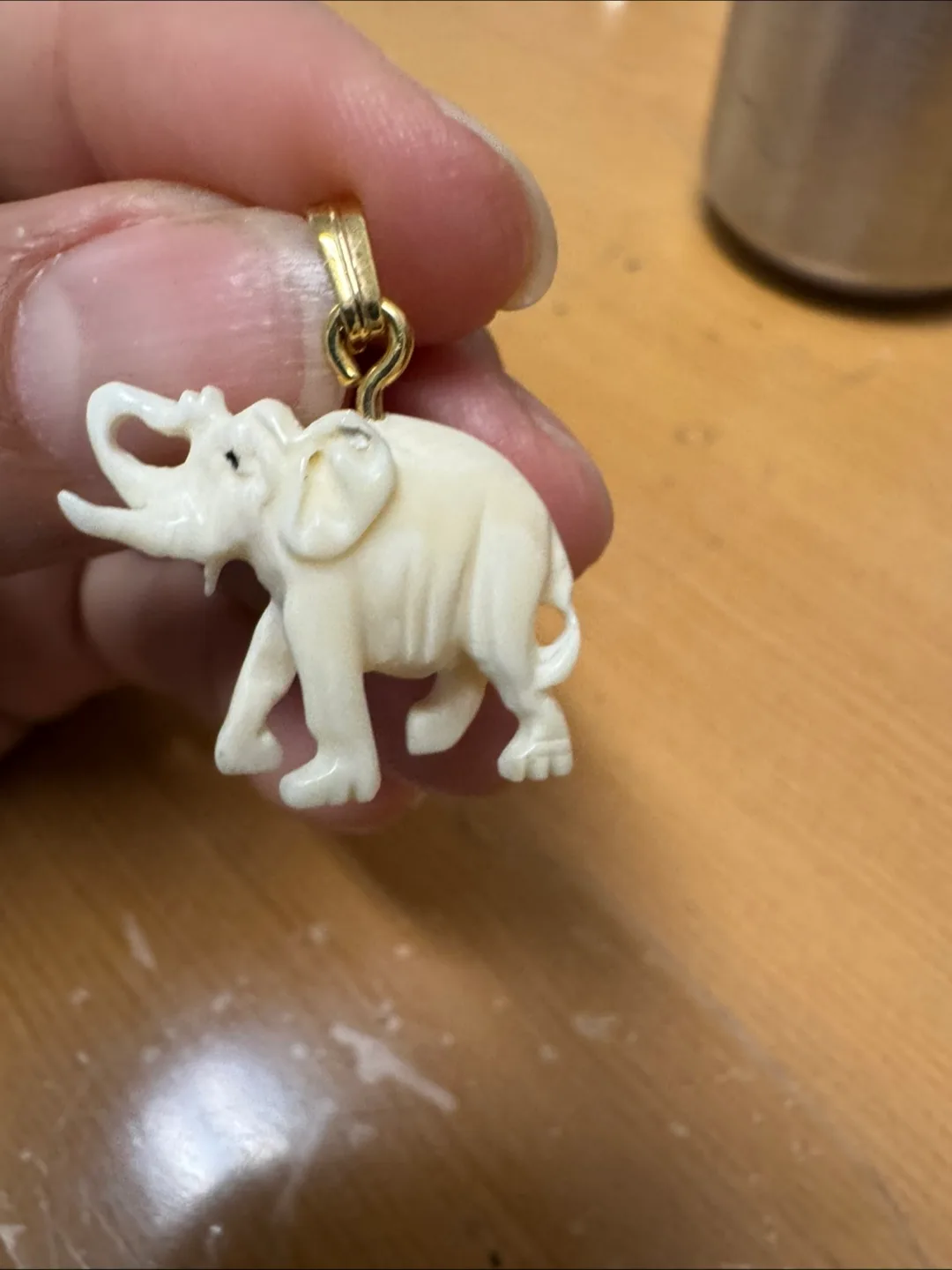 💚Hand-carved Elephant Charm Pendant image indicator(2)