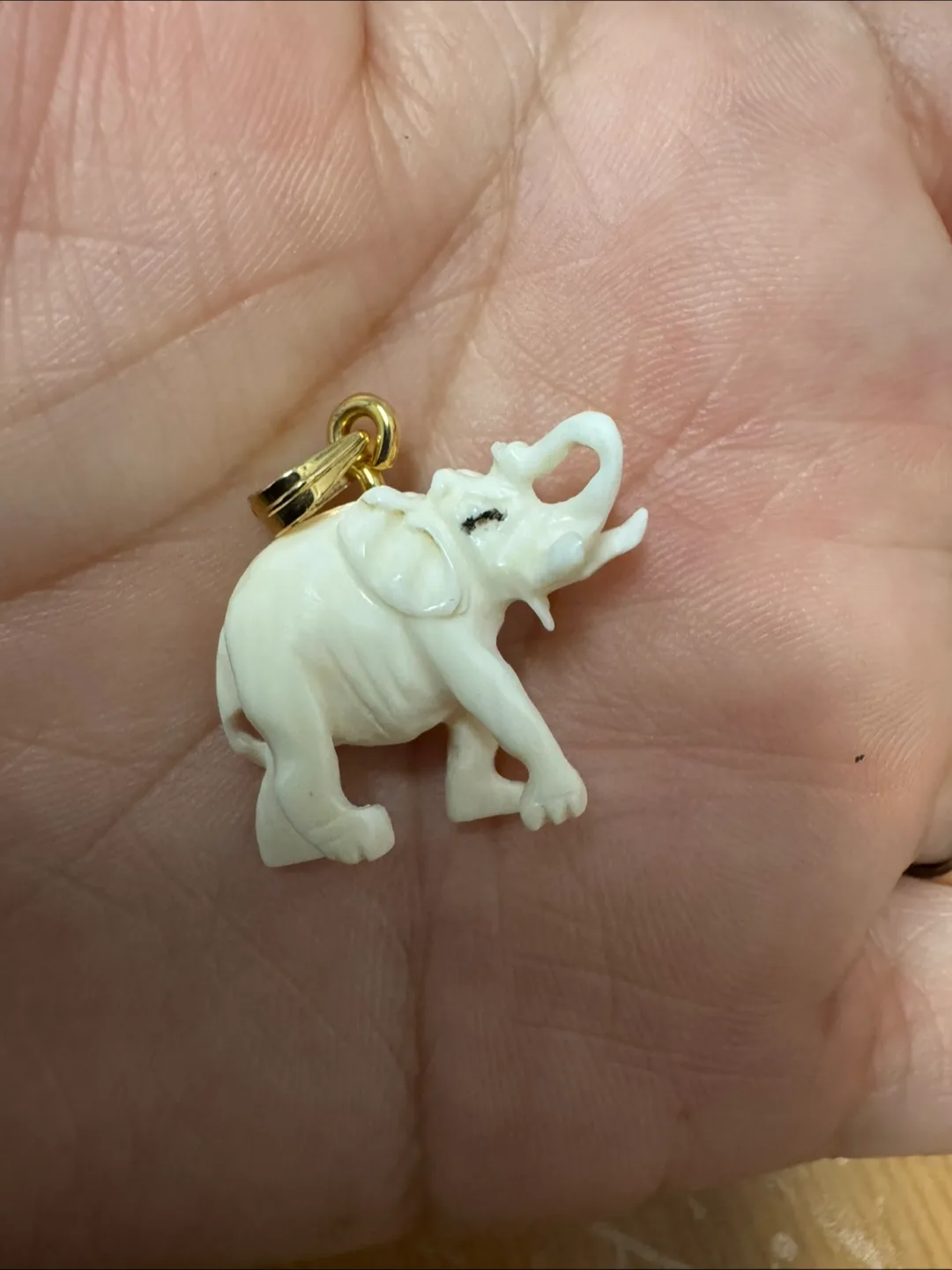 💚Hand-carved Elephant Charm Pendant image indicator(3)
