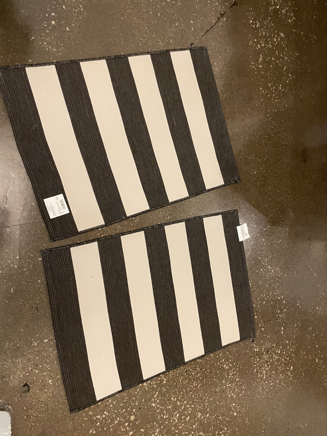 Threshold Striped and Buffalo Check Accent Rugs (Set of 2) - photo 2