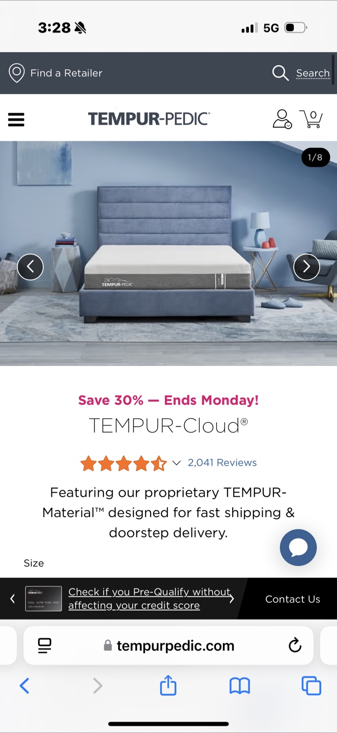 TEMPUR-Cloud Queen Mattress
