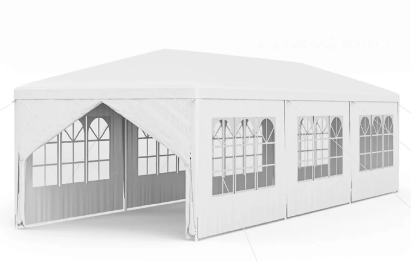 Costway 10' x 30' Outdoor Wedding Party Event Tent Gazebo Canopy image indicator(2)