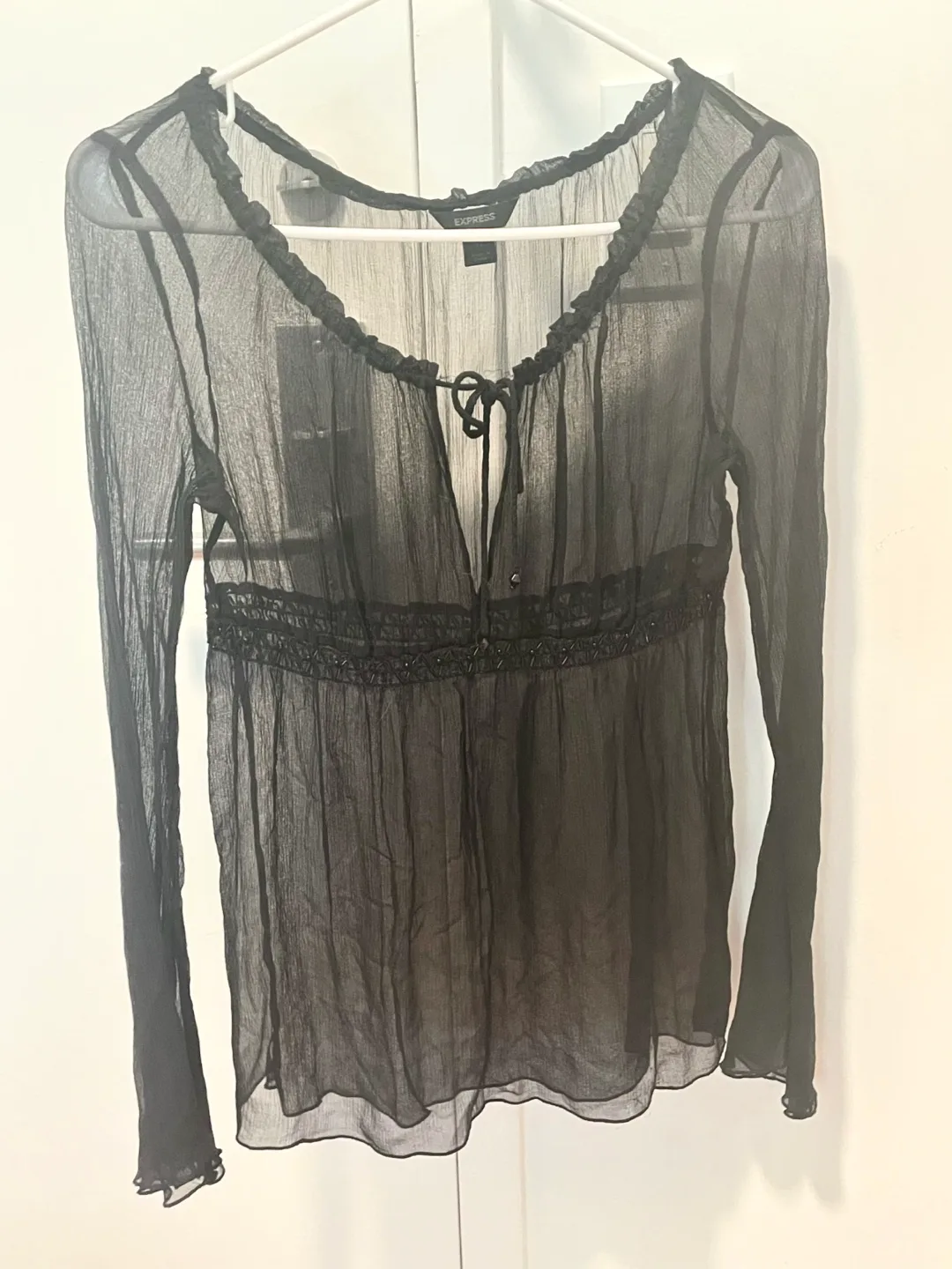 Sheer Flowy Top thumbnail