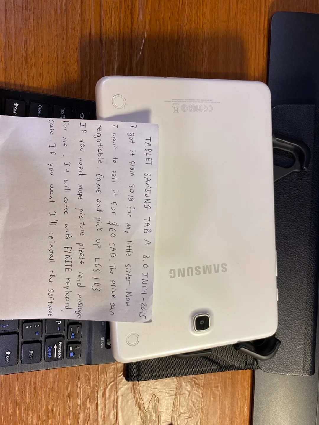 Samsung Galaxy Tab A 8.0 inch Tablet with Fintie Keyboard image indicator(5)