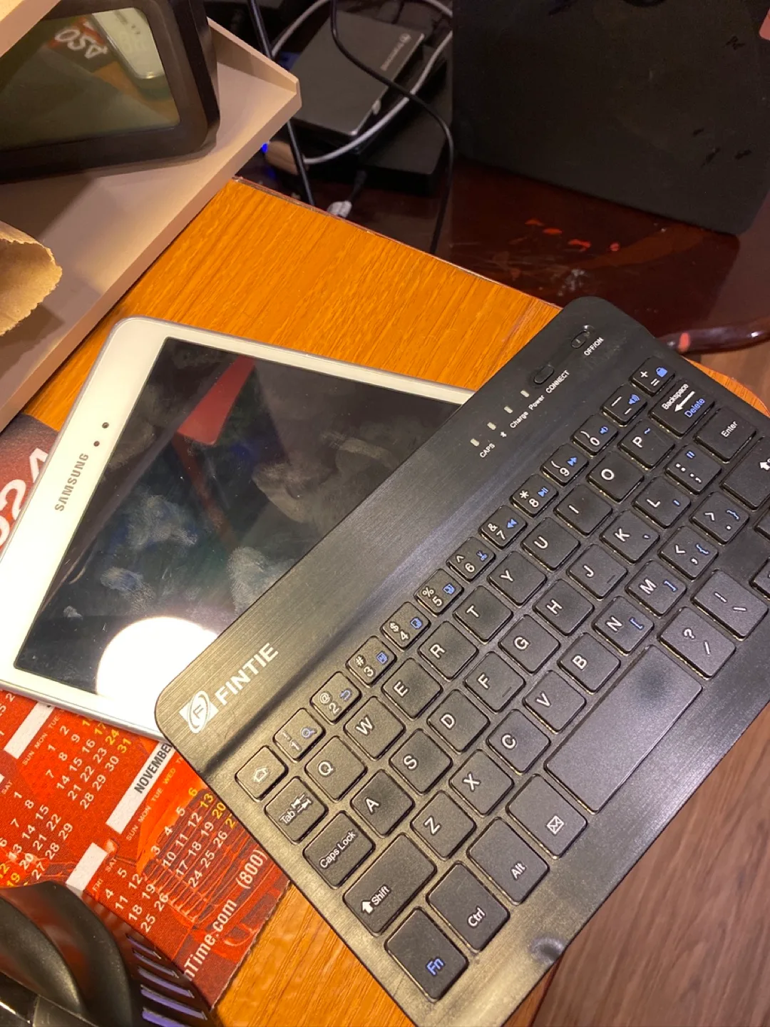 Samsung Galaxy Tab A 8.0 inch Tablet with Fintie Keyboard thumbnail