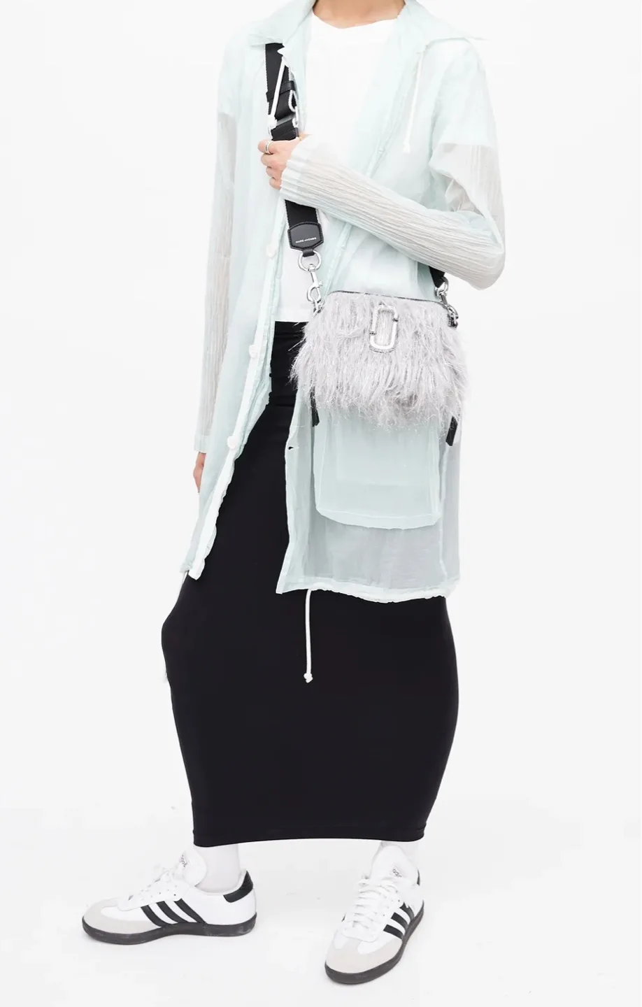 BNWT Marc Jacobs Snapshot Camera Bag Faux Fur image indicator(6)