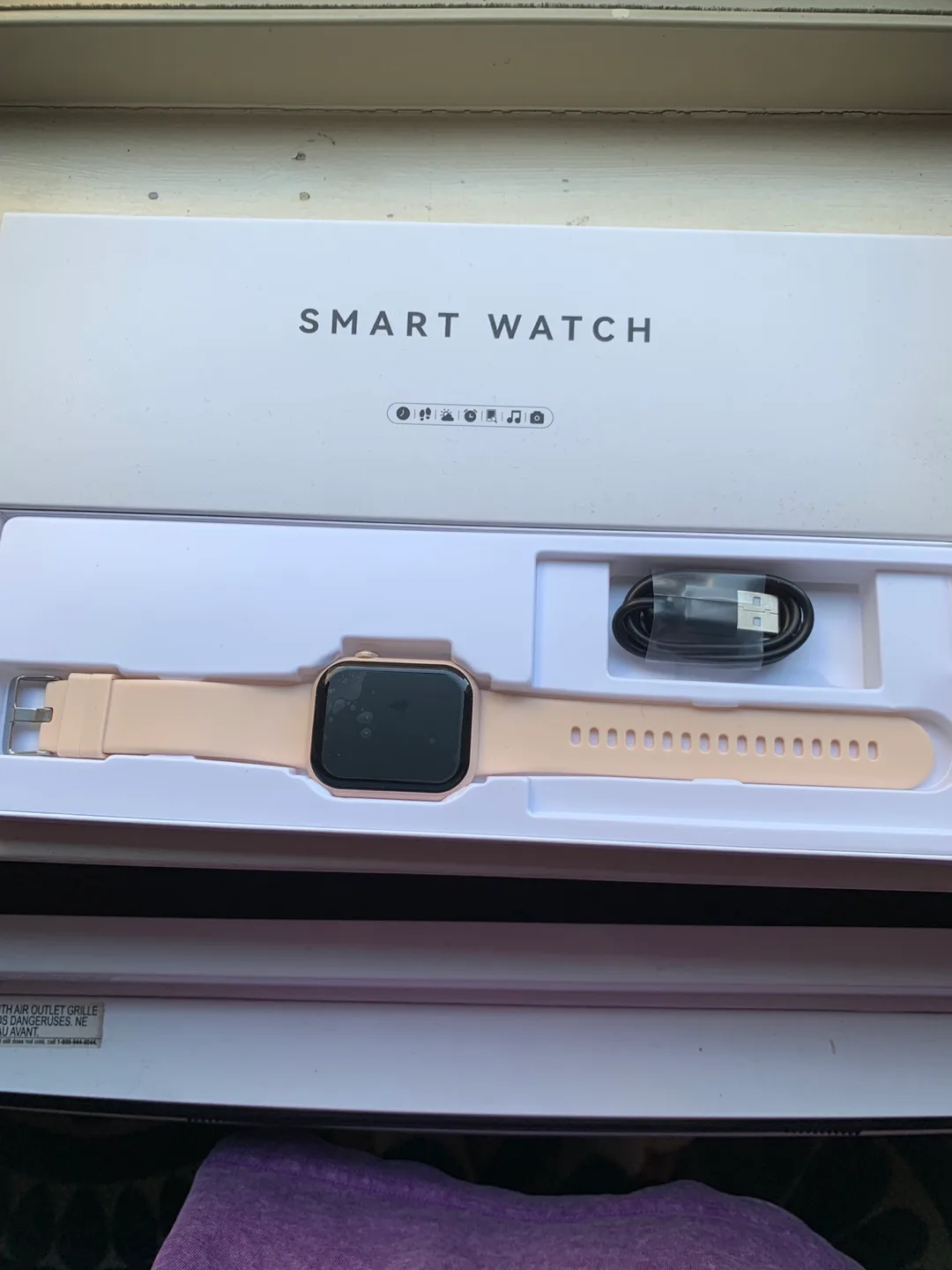 New G20 Smartwatch Fitness Tracker - Pink thumbnail