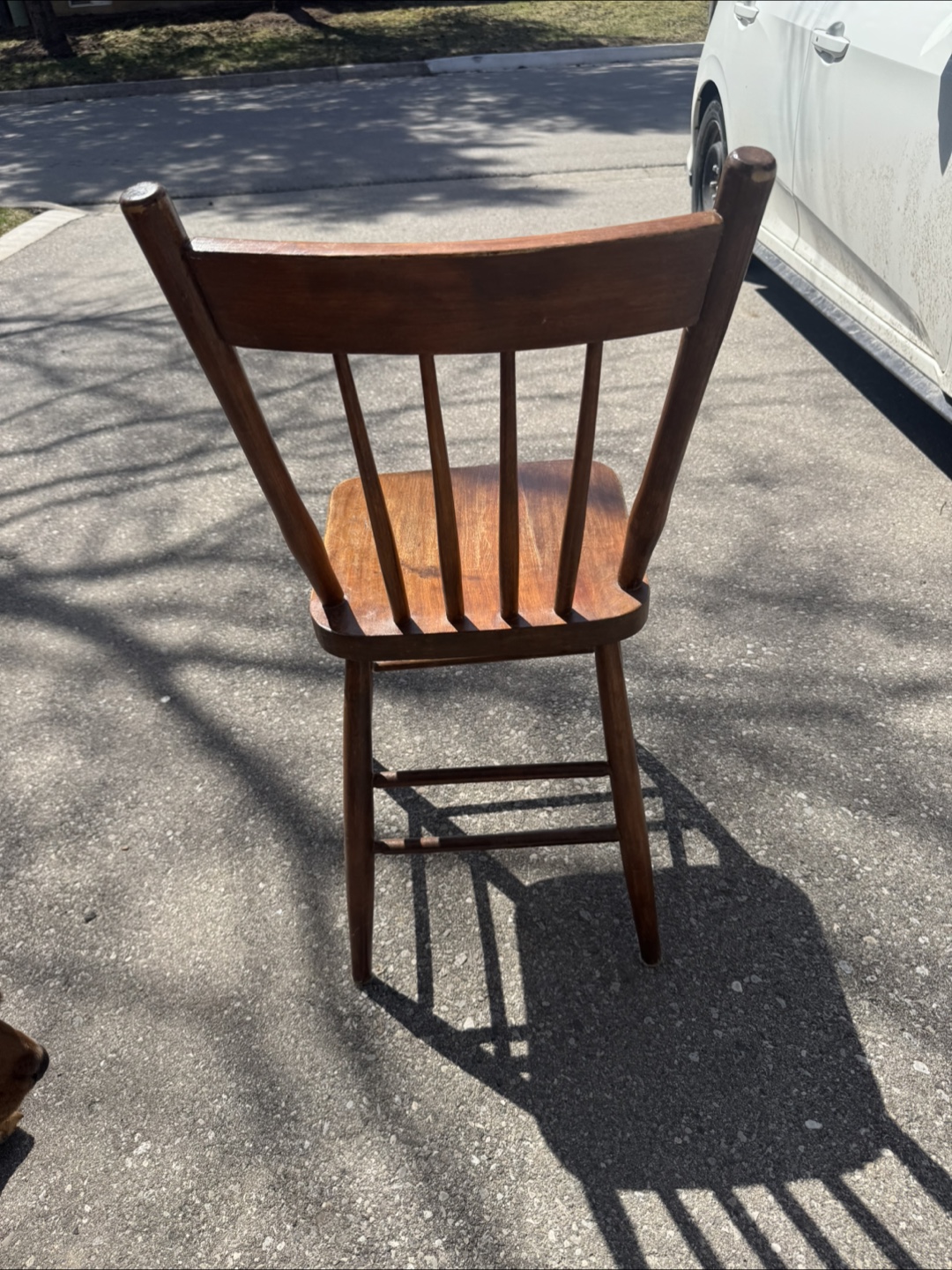 Vintage Wooden Chair - photo 2