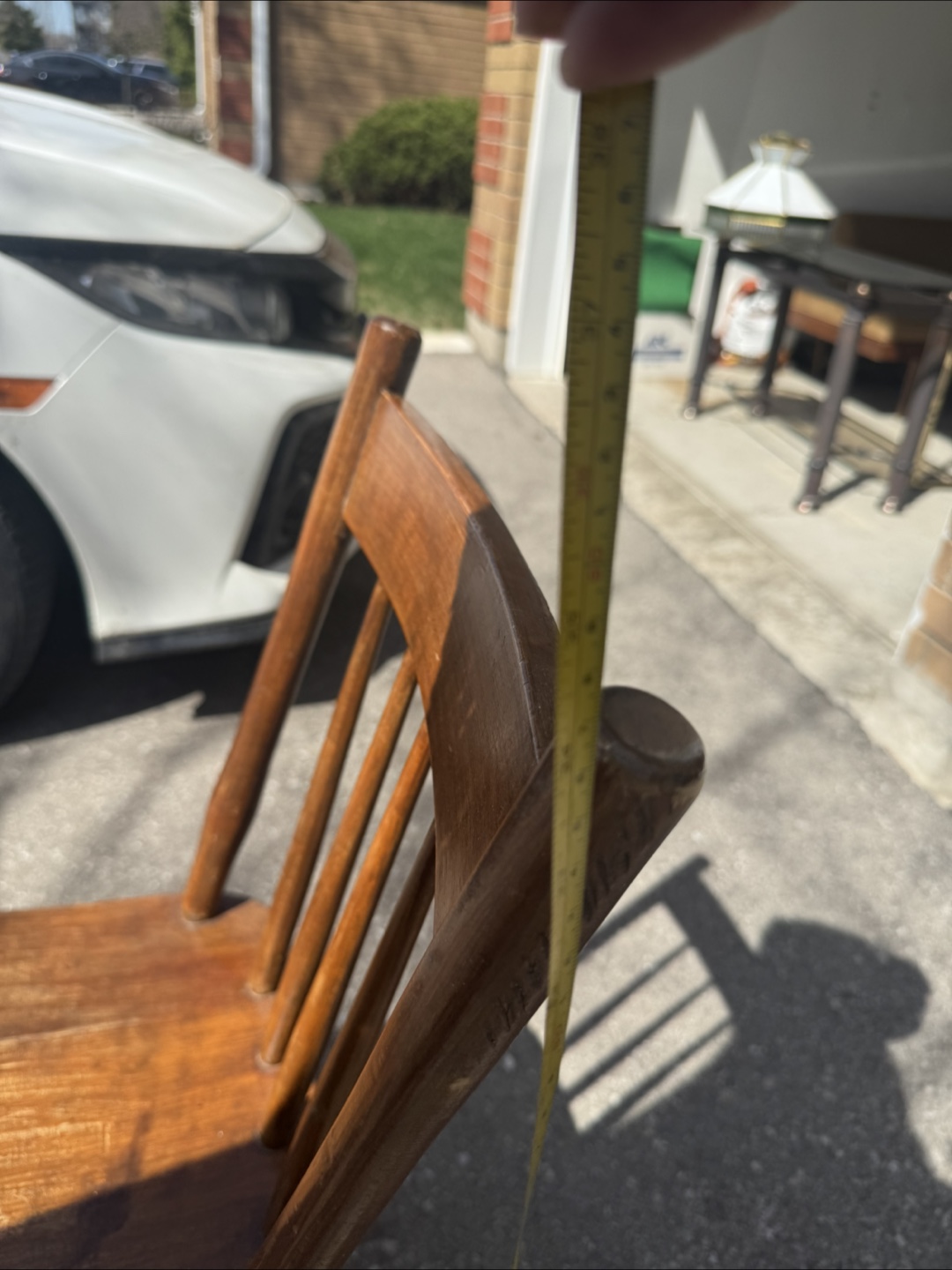 Vintage Wooden Chair - photo 5
