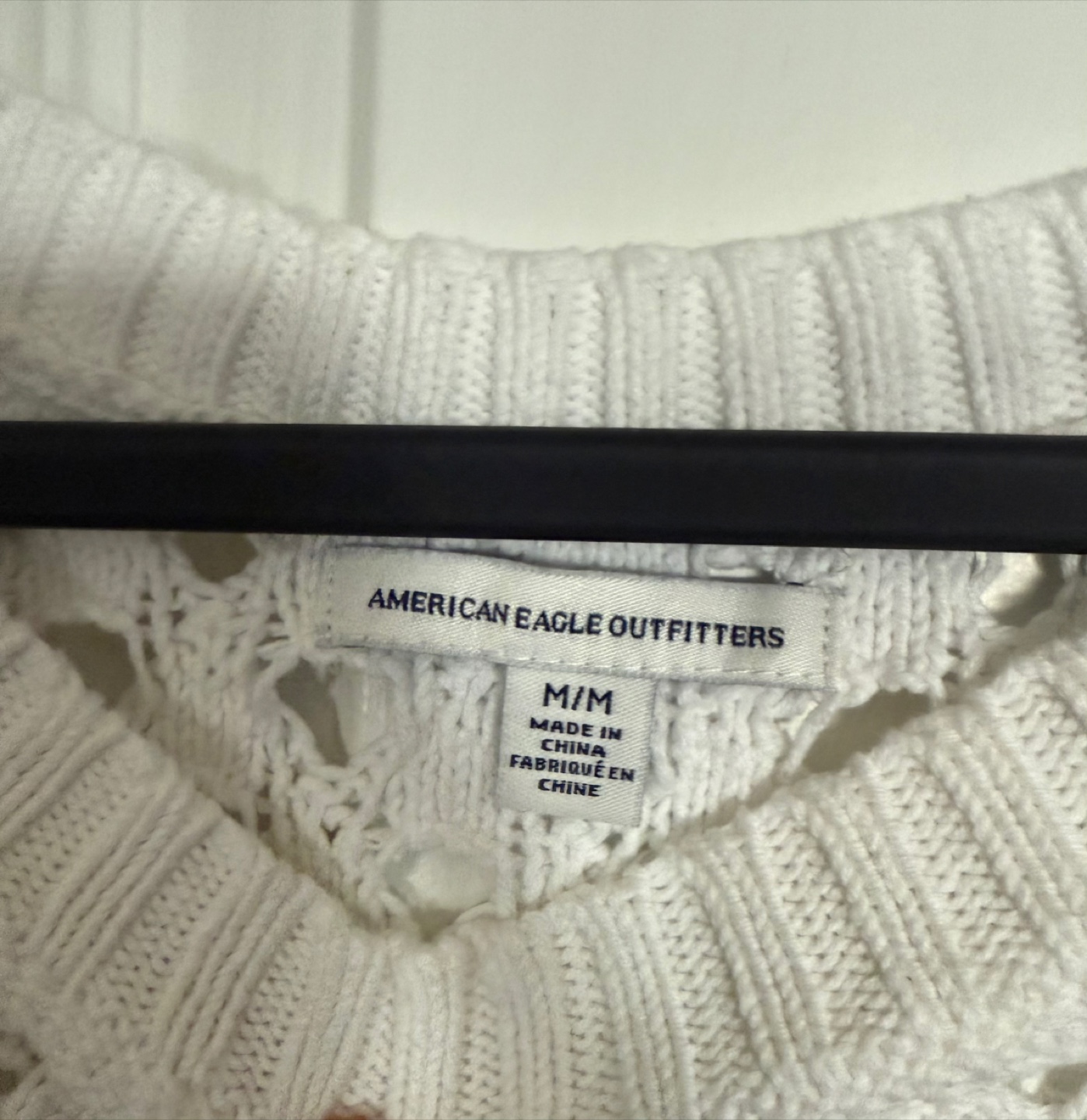 American Eagle Outfitters White Knit Sweater - photo 2
