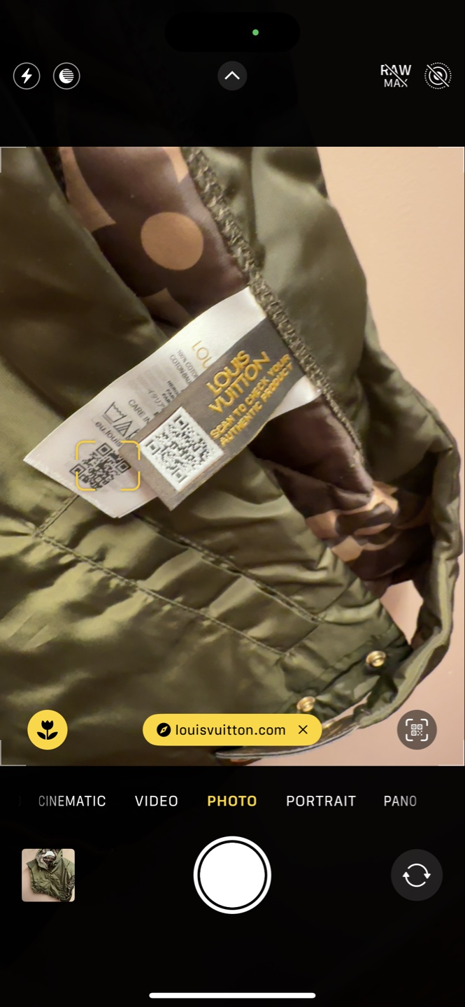 Louis Vuitton Olive Green Cropped Jacket - photo 3