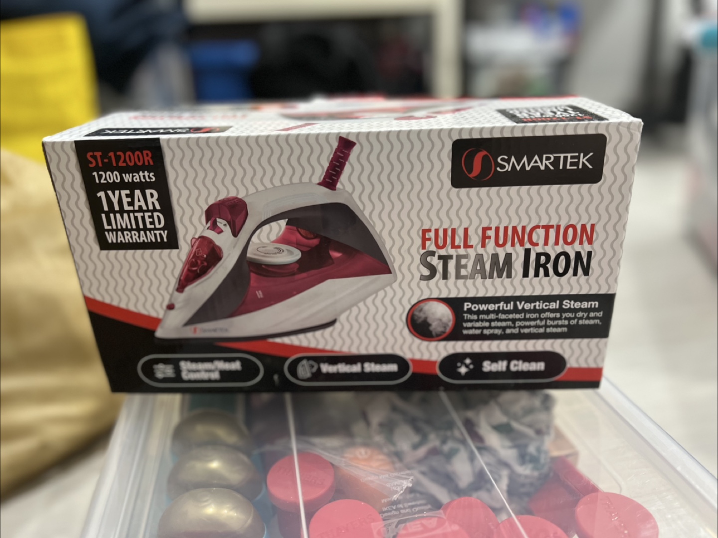 Smartek Full Function Steam Iron ST-1200R - 1200 Watts - photo 2