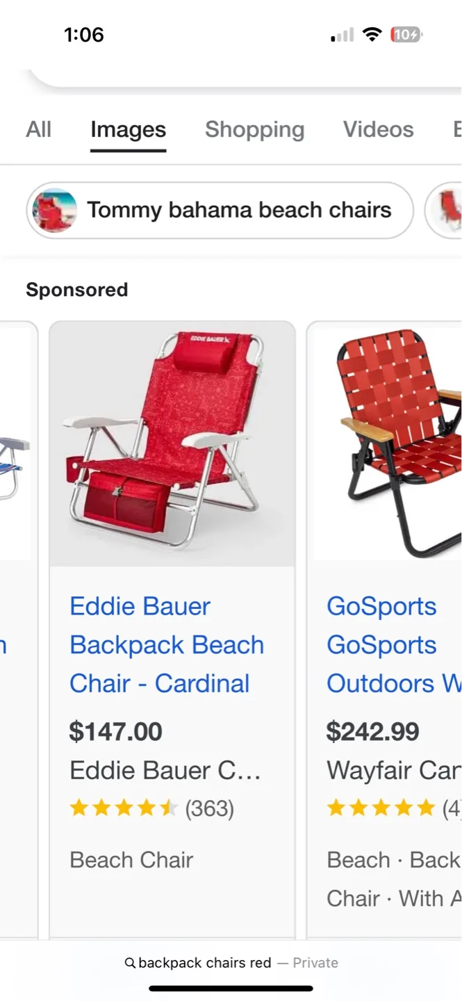 Two Red Portable Folding Chairs with Cup Holders image indicator(7)