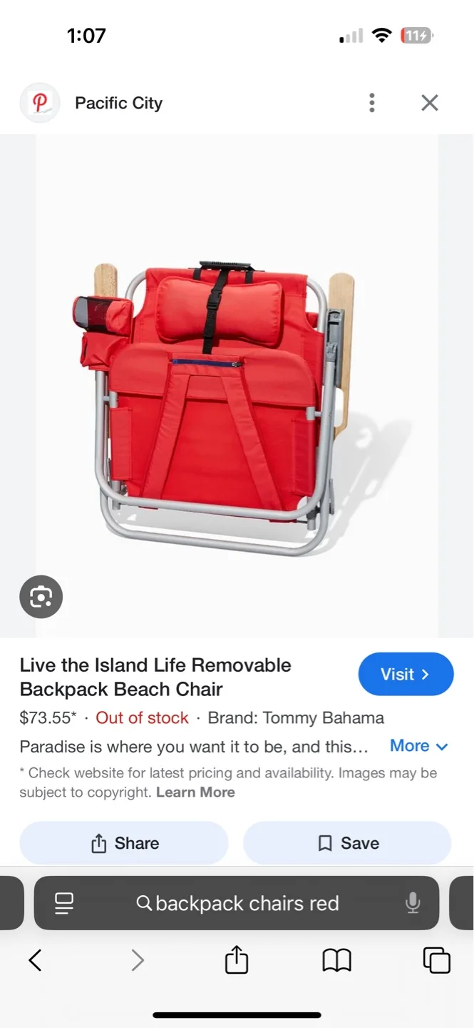 Two Red Portable Folding Chairs with Cup Holders image indicator(6)