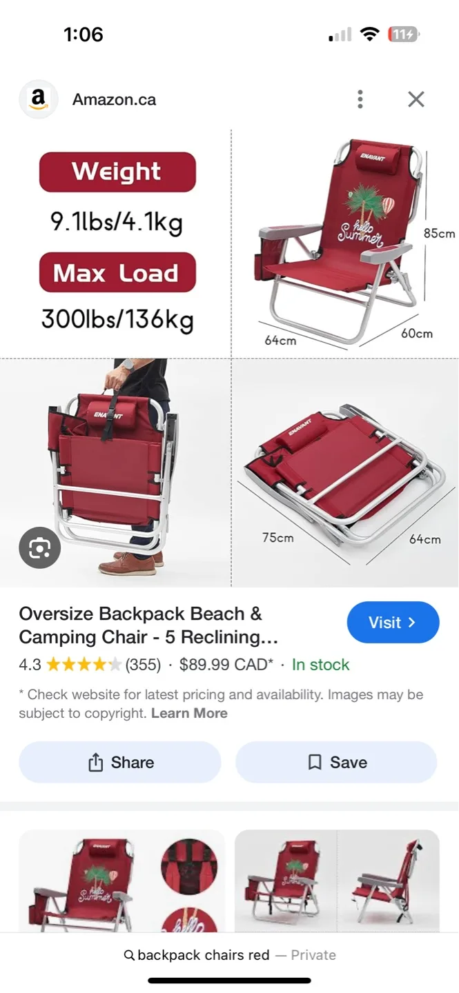 Two Red Portable Folding Chairs with Cup Holders image indicator(8)