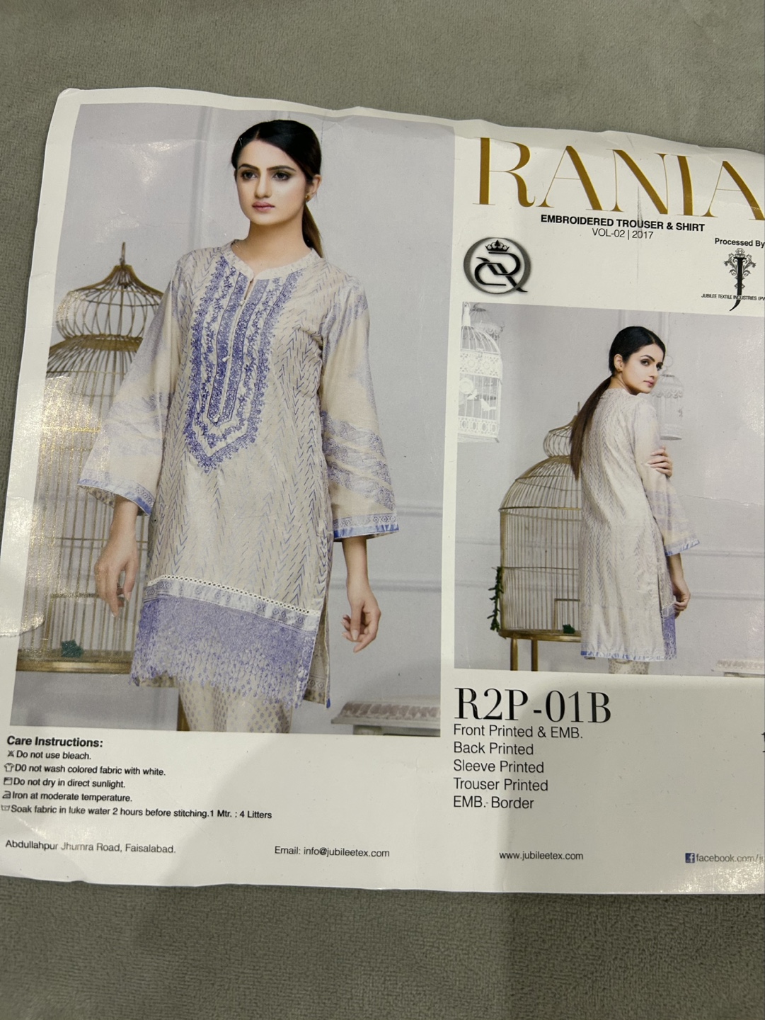 Rania Embroidered 2 Piece Suit - photo 3