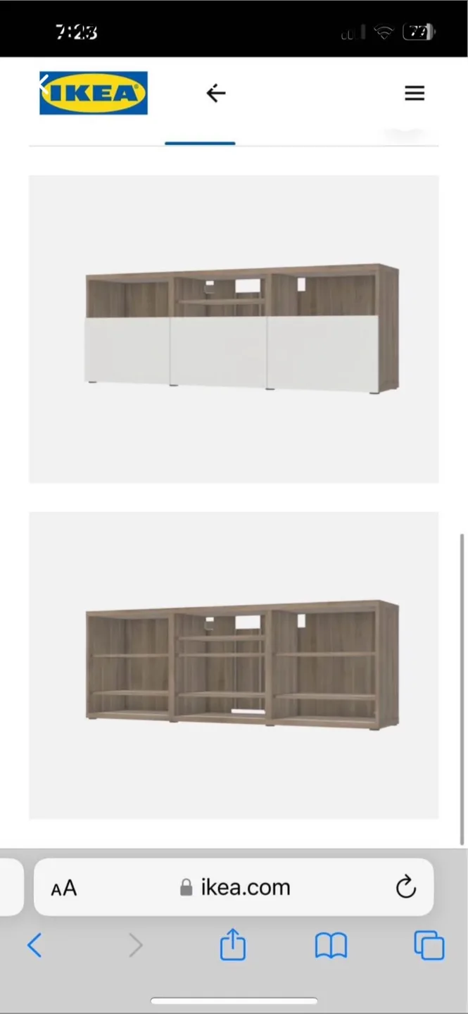 IKEA BESTÅ TV unit - 180x41x65 cm image indicator(4)