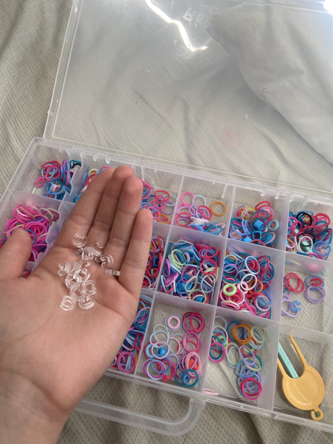 Rainbow Loom Rubber Bands bracket making kit (used) - photo 3