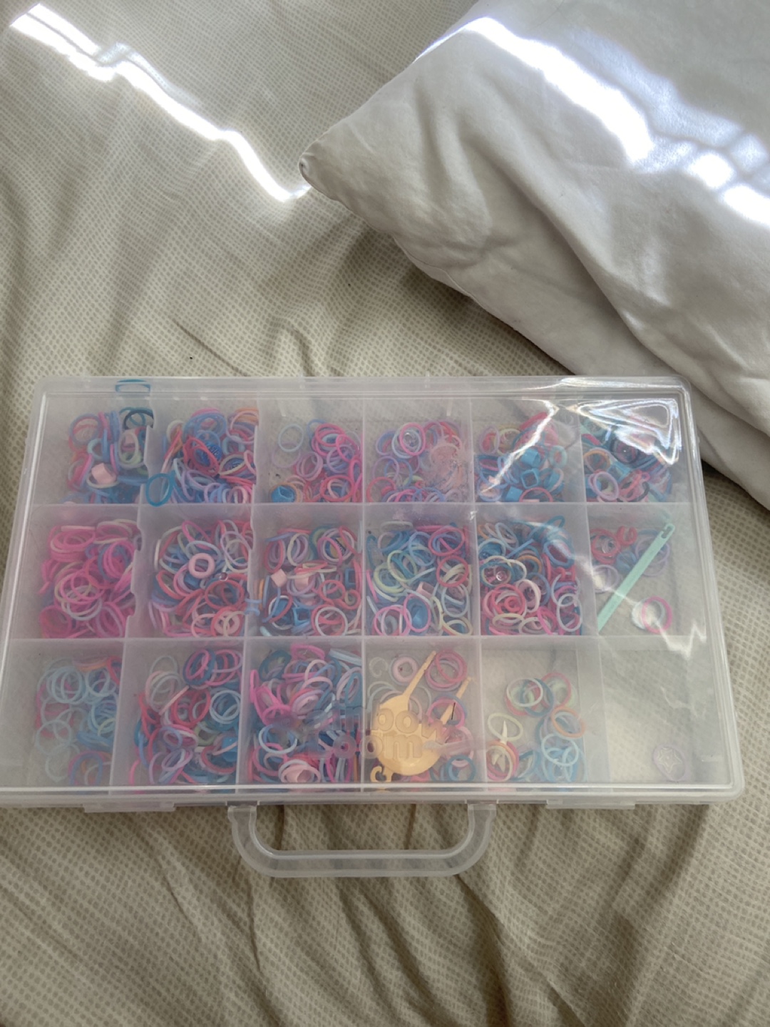 Rainbow Loom Rubber Bands bracket making kit (used)