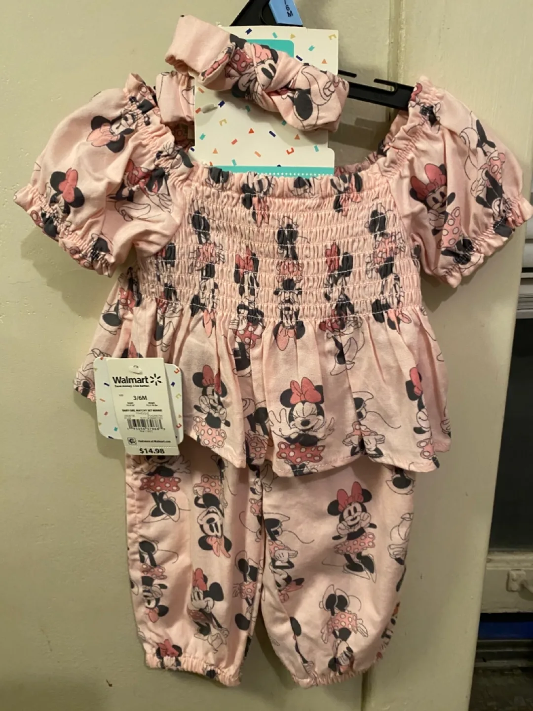 Disney Baby Minnie Mouse Outfit - 3-6M thumbnail
