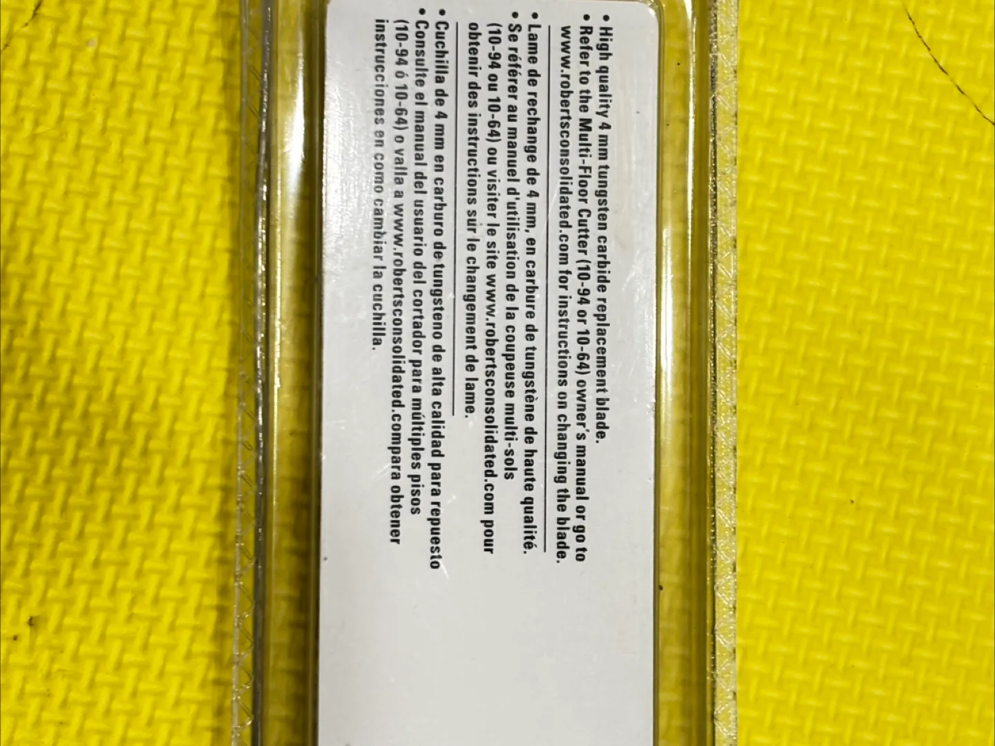 Roberts 10-940 Multi-Floor Cutter Replacement Blade image indicator(4)