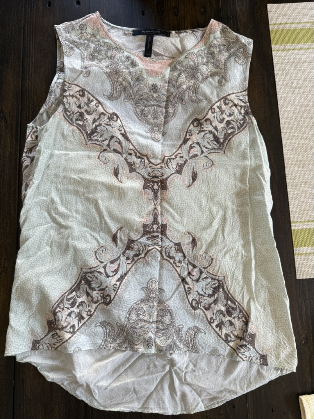 BCBG Max Azria Sleeveless Blouse