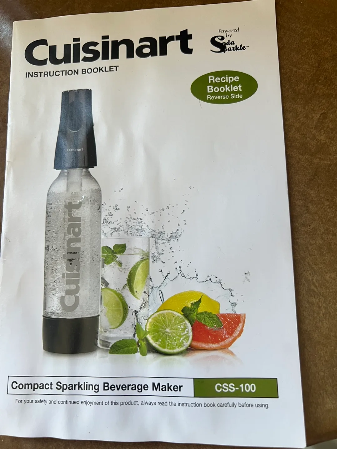 Cuisinart Soda Sparkle Compact Sparkling Beverage Maker CSS-100 image indicator(4)
