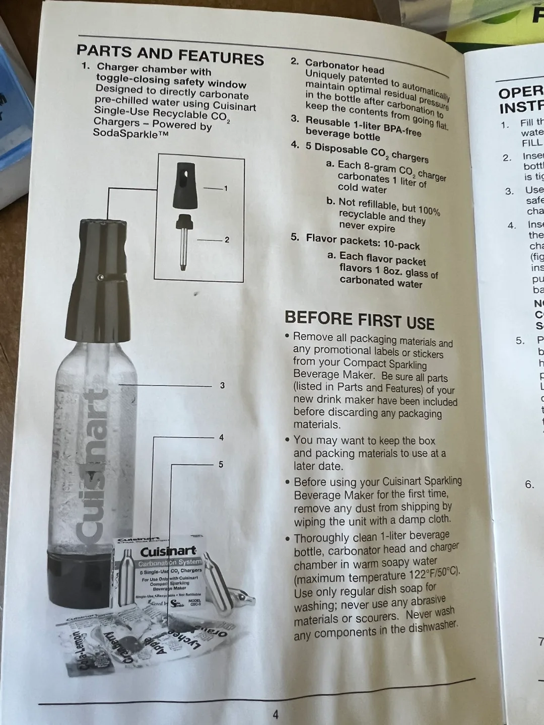 Cuisinart Soda Sparkle Compact Sparkling Beverage Maker CSS-100 image indicator(2)