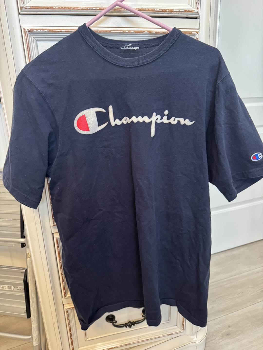 Champion Men's Navy Blue T-Shirt