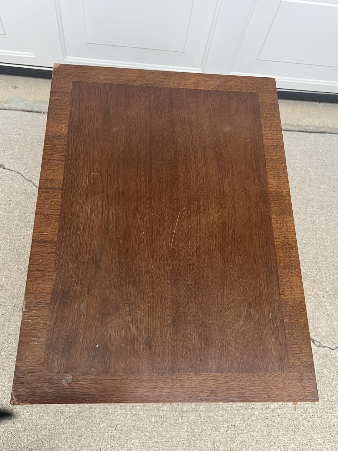 Vintage Wooden End Table with Drawer - photo 3