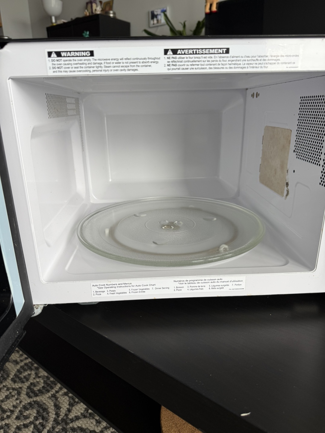 Panasonic 1100W High Power Microwave - photo 4