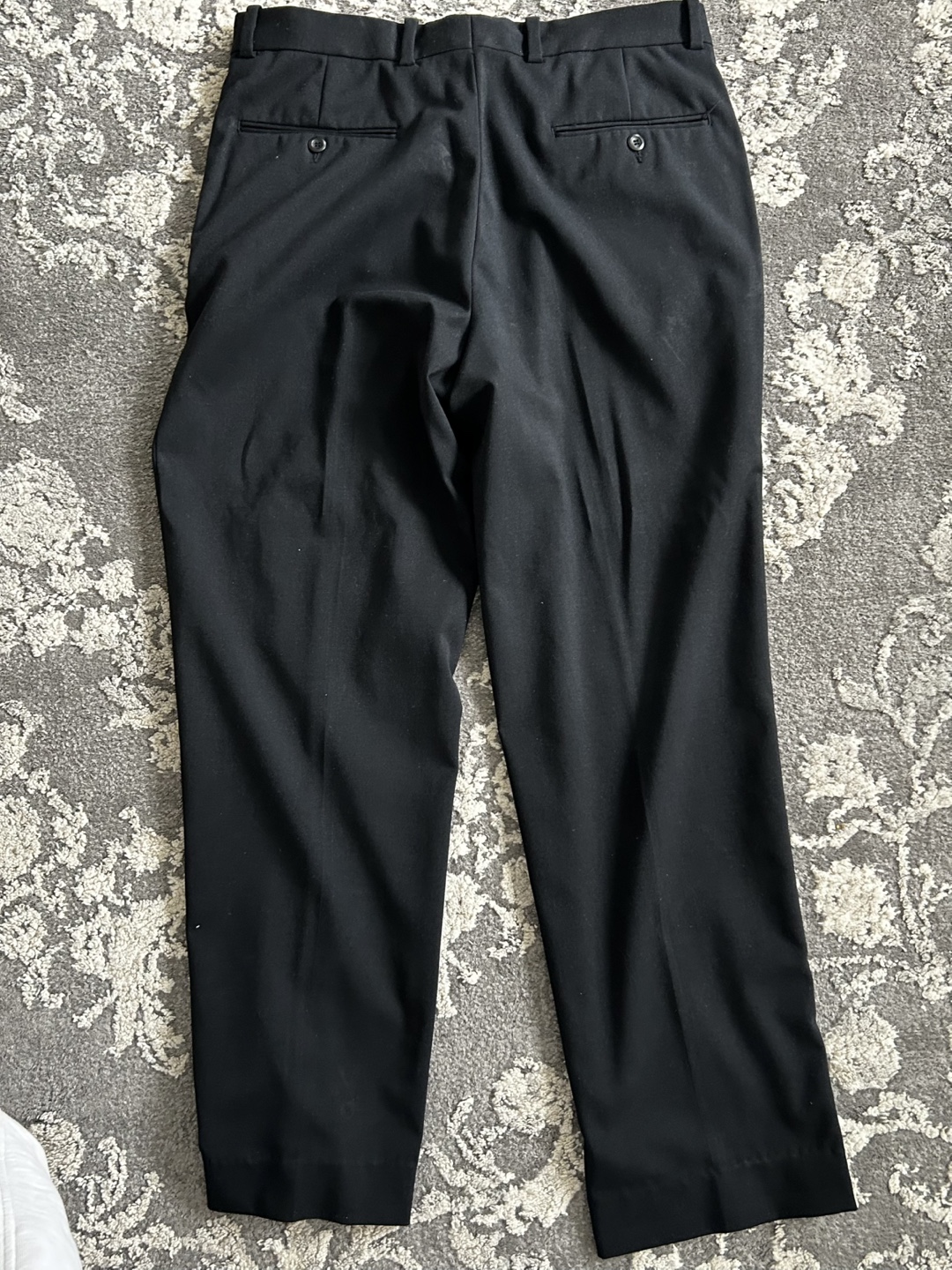 Cacharel Men’s Black Wool Blend Trousers - Size 34/30 - photo 3