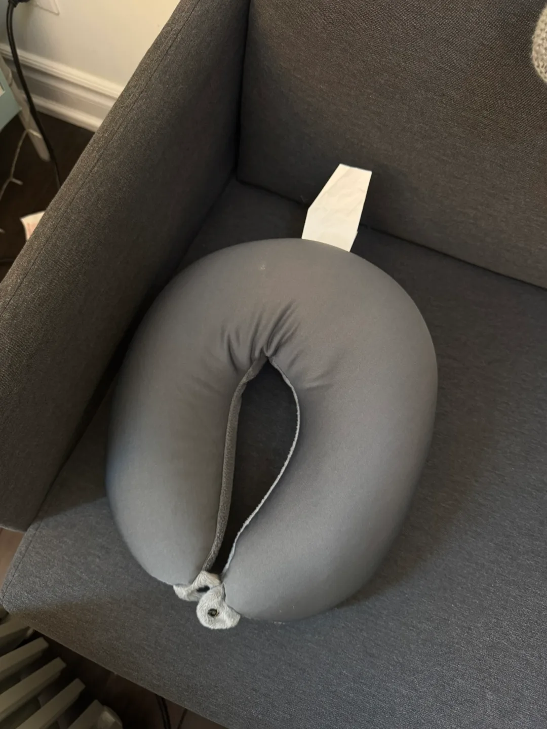 Grey Travel Neck Pillow image indicator(2)