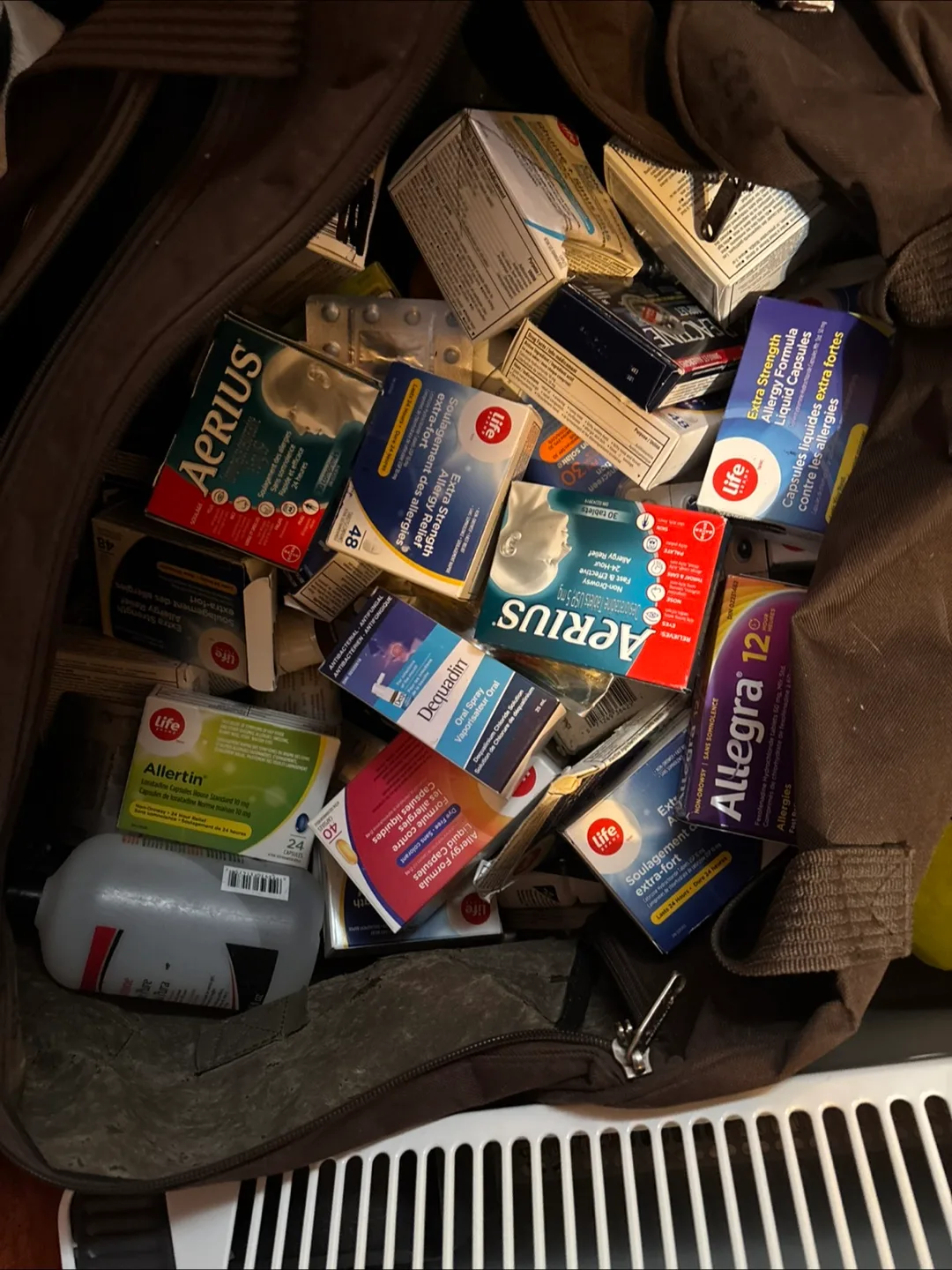 Assortment of Allergy and Cold Medicine image indicator(2)